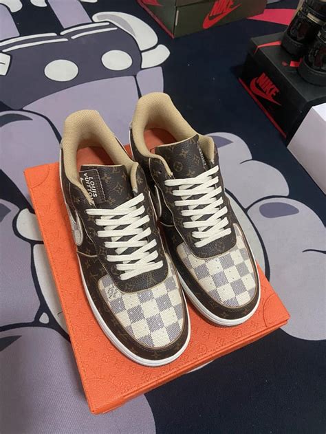 louis vuitton fully brown sneaker|louis vuitton brown damier azur.